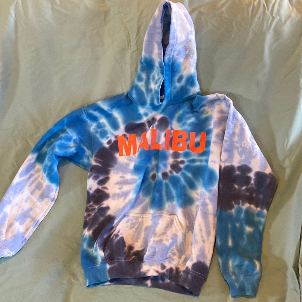 Boys size XL JET John Eshaya tie dye MALIBU hoodie
